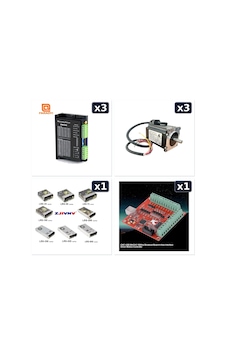 Mach3 + Step Motor + Sürücü + Güç Kaynağı Seti - 1 Mach3 + Step Motor + Sürücü + Güç Kaynağı Seti - 1
