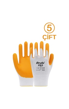 5 Çift Beybi Pn3 Pn3 , Pn-3 No:10 Beden:xl Polyester Örme Nitril İş Eldiveni Sarı 5 Çift Beybi Pn3 Pn3 , Pn-3 No:10 Beden:xl Polyester Örme Nitril İş Eldiveni Sarı