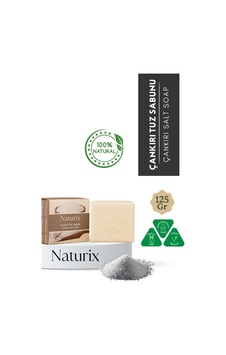 Naturix Arındırıcı Gözenek Sıkılaştırıcı Ve Ferahlatıcı Çankırı Tuz Sabunu 125 G Naturix Arındırıcı Gözenek Sıkılaştırıcı Ve Ferahlatıcı Çankırı Tuz Sabunu 125 G