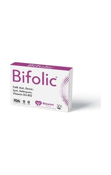 Bifolic Folik Asit Demir Selenyum İyot Vitamin 30 Tablet
