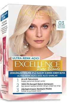 L'Oréal Paris Excellence Creme Saç Boyası 03 Ultra Açık Küllü Sar