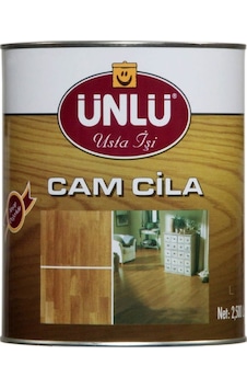 Ünlü Cam Cila Parlak 2,5L Ünlü Cam Cila Parlak 2,5L