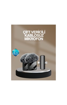 8753tknd 2 Li Kablosuz Yaka Mikrofonu Type-c Ve Lightning Uyumlu Profesyonel Set 893hmng Çok Renkli Çok Renkli 8753tknd 2 Li Kablosuz Yaka Mikrofonu Type-c Ve Lightning Uyumlu Profesyonel Set 893hmng Çok Renkli Çok Renkli