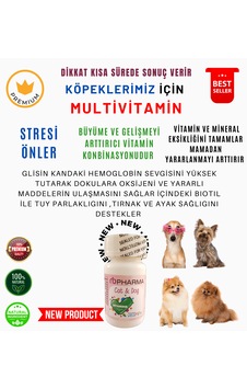 Rb Pharma Köpeklerimiz İçin Multivitamin Yeni Nesil Zengin İçerik 20 G