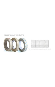 Axis Buhar Otoklav Bandı 19 MM x 50 M Axis Buhar Otoklav Bandı 19 MM x 50 M
