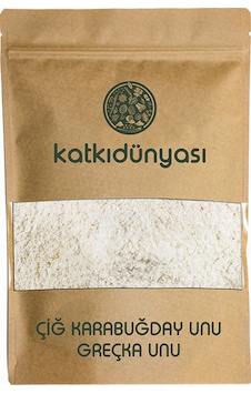 Katkı Dünyası Çiğ Greçka Karabuğday Unu 500 G