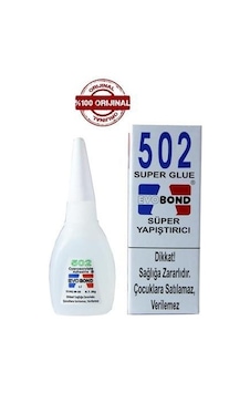 Evo Bond 502 Glue Süper Yapıştırıcı 20 Gr Şeffaf