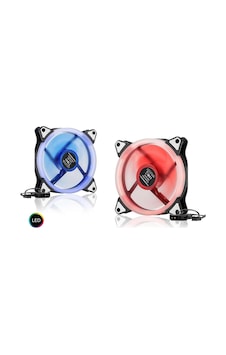 Performans Kasa Fanı 12Cm Ledli Hadron Hd 2541 Performans Kasa Fanı 12Cm Ledli Hadron Hd 2541