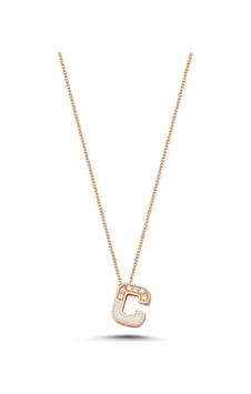 0,03 Karat Pırlantalı C Harf Kolye 0,03 Karat Pırlantalı C Harf Kolye