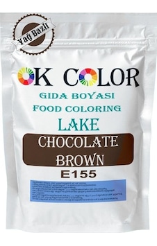 Ok Color Lake Chocolate Brown E155 Kahverengi Yağ Bazlı Toz Gıda Boyası 1 KG Ok Color Lake Chocolate Brown E155 Kahverengi Yağ Bazlı Toz Gıda Boyası 1 KG