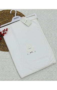 Kapitone Unisex Hayvan Desenli Battaniye Koyun Desen Kapitone Unisex Hayvan Desenli Battaniye Koyun Desen