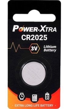 Power-Xtra CR2025 3V Lityum Blister Düğme Pil Power-Xtra CR2025 3V Lityum Blister Düğme Pil