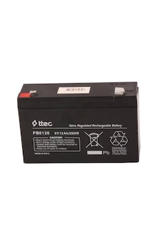 6 Volt 12 Amper Akü Ttec 151x50x94 N11.18256 6 Volt 12 Amper Akü Ttec 151x50x94 N11.18256