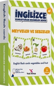 İngilizce Kelime Kartları - Meyveler ve Sebzeler