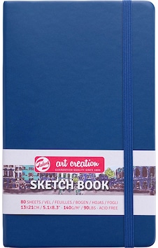 Talens Art Creation Sketch Book 13x21 CM 140g 80 Yaprak Navy Blue Talens Art Creation Sketch Book 13x21 CM 140g 80 Yaprak Navy Blue