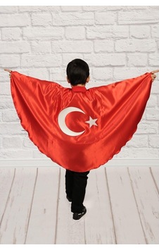 23 Nisan Ay Yıldızlı Kırmızı Pelerin (426173248) 23 Nisan Ay Yıldızlı Kırmızı Pelerin (426173248)