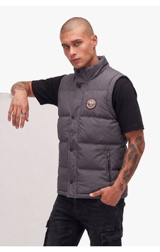 Bad Bear Hornet Vest Man Asphalt Outerwear 26.02.17.002-c118 Gri