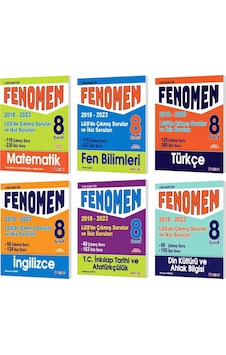 Fenomen Yayinlari 8.Sinif 2025 Lgs Çikmiş Sorular Ve Ikiz Sorular 6 Kitap Fenomen Yayinlari 8.Sinif 2025 Lgs Çikmiş Sorular Ve Ikiz Sorular 6 Kitap