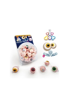 3d Jelly 18gr Göz Küre Kavanoz X 64adet Yumuşak Şeker - Türkiyede Ilk Gerçek Göz Şeker