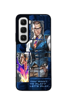 Tr Infinix Hot 60 İle Uyumlu Valorant Temalı Siyah Kılıf, Yumuşak Silikon, Şok Emici Koruyucu Kapak Tr Infinix Hot 60 İle Uyumlu Valorant Temalı Siyah Kılıf, Yumuşak Silikon, Şok Emici Koruyucu Kapak