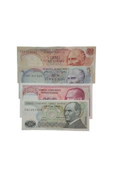 6. Emisyon 7. Emisyon 4 Adet Koleksiyon Eski Kağıt Para. Para Koleksiyonu. 6. Emisyon 7. Emisyon 4 Adet Koleksiyon Eski Kağıt Para. Para Koleksiyonu.