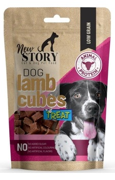 New Story Köpekler İçin Kuzulu Atıştırmalık Küpler Lamb Cubes 80 G
