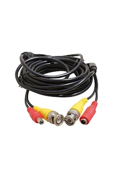 Cctv Kablo 10m Bnc + Power Jak Fişli