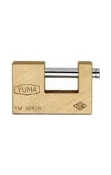 Geniş - Sarı Kayar Milli Pimli Kilit 80mm 5324 Geniş - Sarı Kayar Milli Pimli Kilit 80mm 5324