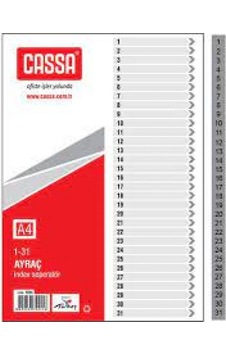 Cassa Seperatör 1-12 Renk 7229