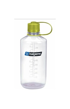 Nalgene 32oz Nm Clear W/green Loop-top Closure Nalgene 32oz Nm Clear W/green Loop-top Closure