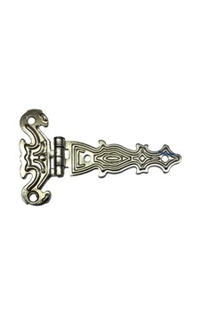 Dekoratif, Tek Kuyruklu Menteşe - 40x68 Mm, Küçük, Nikel, 1 Adet Diğer