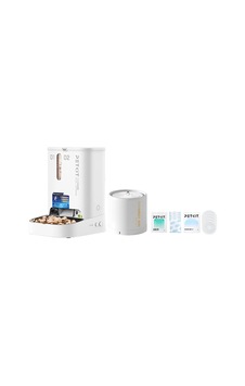Petkit Yumshare Dualhopper 2 Ai Kameralı Mama Kabı, Petkit Eversweet 5 Mini, Petkit Eversweet Su Filtresi 5'li, Besin Haznesi Nem Kurutucu