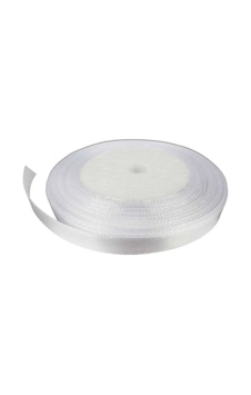 Kurdela Saten Beyaz 6 Mm 23 Metre
