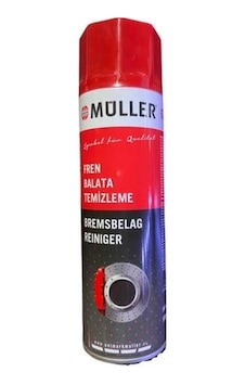 Müller Fren Balata Genel Temizleyici Bisiklet Motosiklet Yağ Çözücü 500 Ml Balata Spreyi Siyah
