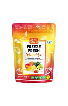 5 Adet Pols Freeze Fresh Fruit Mix Kuru Meyve Dondurulmuş 20 G 100 G