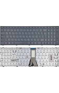 Lenovo Z50-70 İle Uyumlu Notebook Klavyesi - Çerçeveli - Siyah - Tr