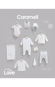 Caramell Teddy Bear 10 Parça Hastane Çıkışı Zıbın Seti Mavi renkli Caramell Teddy Bear 10 Parça Hastane Çıkışı Zıbın Seti Mavi renkli