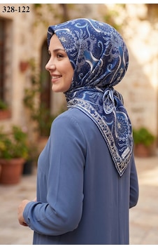Moonscarfs Moonscarf Soft Pamuk Eşarp Lacivert 328-122 Çok Renkli Moonscarfs Moonscarf Soft Pamuk Eşarp Lacivert 328-122 Çok Renkli