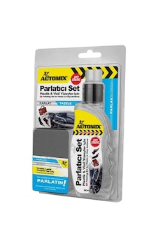 Automix Parlatıcı Set Torpido Tampon Yan Çıta Gibi Plastik ve Vinil Yüzeyler İçin 180 ML Automix Parlatıcı Set Torpido Tampon Yan Çıta Gibi Plastik ve Vinil Yüzeyler İçin 180 ML