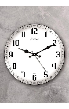 Lexroo Emores 36 Cm Gerçek Cam Akar Saniye Sessiz Mekanizma Duvar Saati Çok Renkli Lexroo Emores 36 Cm Gerçek Cam Akar Saniye Sessiz Mekanizma Duvar Saati Çok Renkli