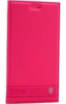 K5 Note İle Uyumlu Elite Serisi Kapaklı Kılıf Pembe