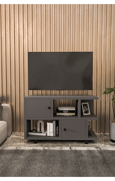 Tv Ünitesi,kitaplık,mutfak Dolabı,ergonomik İşlevsel Dolap,portatif Minifix Kurulum Antrasit Tv Ünitesi,kitaplık,mutfak Dolabı,ergonomik İşlevsel Dolap,portatif Minifix Kurulum Antrasit