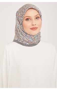 Armine Sura İpek Eşarp Beyaz, Kırmızı, Mavi, Yeşil 9013-s04 Armine Sura İpek Eşarp Beyaz, Kırmızı, Mavi, Yeşil 9013-s04