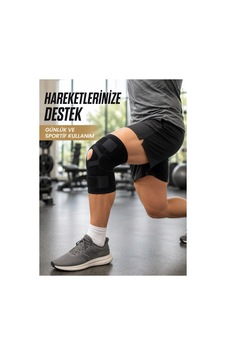 Ligamentli Dizlik Açık Patella Yan Destekli Ayarlanabilir Bantlı Sporcu Dizliği - Ligamentli Dizlik Açık Patella Yan Destekli Ayarlanabilir Bantlı Sporcu Dizliği -