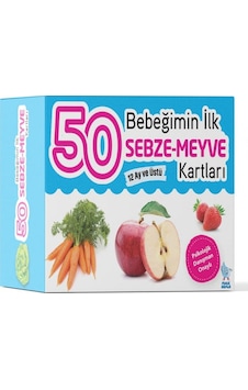 Bebeğimin İlk 50 Sebze-meyve Kartları Bebeğimin İlk 50 Sebze-meyve Kartları