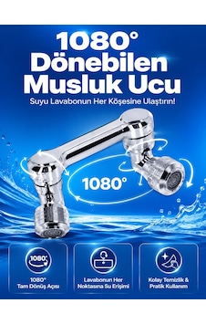 Döndürülebilir Musluk Mutfak Banyo Musluk Ucu Başlığı 4 Filtreli Mavi Siyah Döndürülebilir Musluk Mutfak Banyo Musluk Ucu Başlığı 4 Filtreli Mavi Siyah