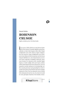Robinson Crusoe - Daniel Defoe - Turkuvaz Kitap Robinson Crusoe - Daniel Defoe - Turkuvaz Kitap