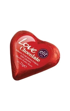 Elit Sütlü Love Chocolate Sevgiliye Kalp Çikolata 21 G Elit Sütlü Love Chocolate Sevgiliye Kalp Çikolata 21 G