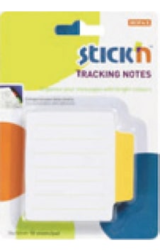 Hopax Stickn 70X70 Mm Yapışkanlı Not Kağıdı Çizgili Beyaz-Mavi 2
