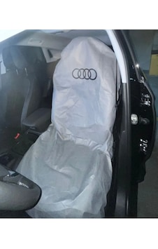 Baskılı Koltuk Kılıfı Audi Bez Servis Koruma Kılıf 2 Adet